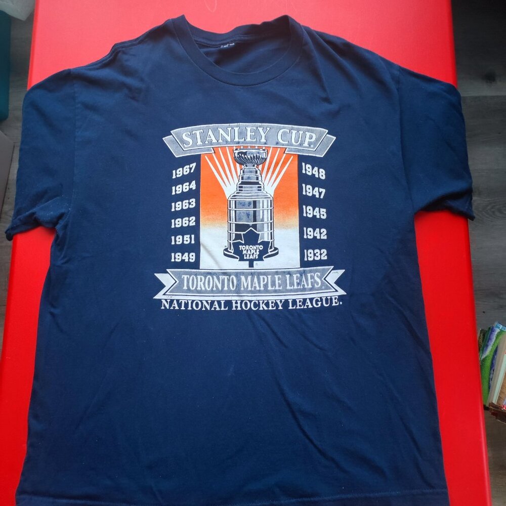 NHL Toronto Maple Leafs Stanley Cup T-shirt men's